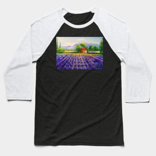 Lavender field Baseball T-Shirt